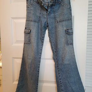 Vintage Hydraulic Flare Leg Jeans Size 5/6